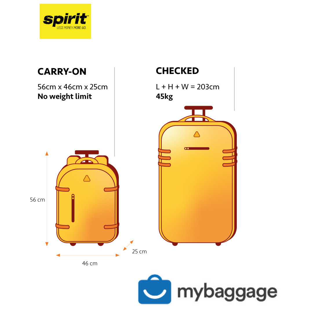 Spirit Airlines Baggage Policy, Allowance & Fees