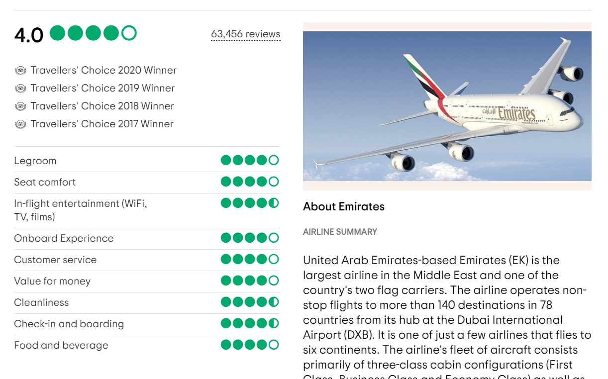 Emirates review